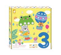Janod - My Arts & Crafts - Dès 3 Ans - Gros Strass - 4 Tableaux - Kit Loisir Créatif Enfant - Apprentissage Motricité Fine et Concentration - J09145