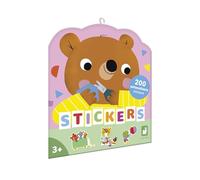 Janod - Pack 200 Gommettes - Pochette Stickers Autocollants Grand Format Animaux de Compagnie - Dès 3 Ans et + - Loisir Créatif Enfant - Apprentissage Motricité Fine et Concentration