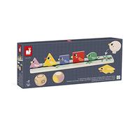 Janod, Pédagogie, Tri des Formes Couleurs et Tailles, Dès 2 Ans | 72 Oiseaux, 2 Plateaux et 2 Dés, Jeu de Tri et de Classement, Concentration et Logique, Bois FSC, Format 30 x 5 x 1 cm
