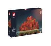 Janod - Puzzle 2000 Pièces - Automne Rouge - Adapté Adulte Adolescent Enfant - Fabrication Européenne et Certifié FSC - Dès 10 Ans, J02518