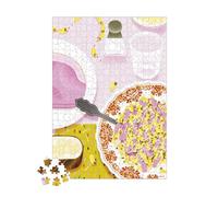 Janod - Puzzle 500 Pièces Adultes Adolescents Enfants - Coquillettes Jambon - Développe la Patience et la Dextérité - Fabrication Européenne, Encres végétales et Certifié FSC - Dès 8 Ans - J02498