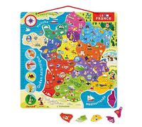 Janod Magnetic France Map 7 Years-12 Years Multicolor