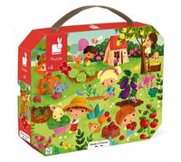 JANOD Puzzle dans une valise Jardin 36 pièces