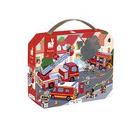Janod Puzzle enfant J02605 24 pièces – Valisette à poignée, FSC, fabriqué en France, dès 3 ans