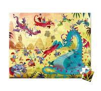 Janod puzzle dragons 54 pièces - dès 3 a