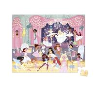 Janod - Puzzle éducatif Les Danseuses - 100 pièces + Poster - Fabriqué en France - Carton FSC - Dès 6 Ans - Valisette Pratique