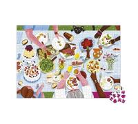 Janod Puzzle en carton Repas de famille 1000 pièces