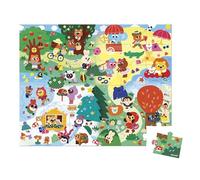 Janod - Puzzle Enfant 36 Pièces Thème 4 Saisons Dès 4 Ans - Puzzle Enfant - Développe Patience et Concentration - Fabriqué en France - Dès 4 Ans