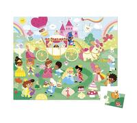 Janod - Puzzle Enfant 36 Pièces Thème Princesses Dès 4 Ans - Puzzle Enfant - Développe Patience et Concentration - Fabriqué en France - Dès 4 Ans