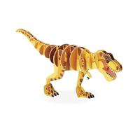JANOD - Puzzle Enfant 3D Dinosaure T Rex - Puzzle en Volume 27 Pièces - Jeu de Construction - Carton FSC - Fabriqué en France - Dès 5 Ans, J05837, Jaune