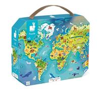Janod The World Puzzle 100 Pieces Multicolore