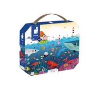 Janod Puzzle Le Monde Sous-marin 100 Pièces 6-9 Years Multicolor