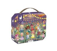 Janod - Puzzle Enfant Princesses 36 Pièces - Jeu Educatif Motricité Fine et Concentration - Valisette Poignée - Fabriqué en France et Certifié FSC - Dès 4 Ans, J02608