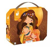 Janod - Puzzle Inspiré de Klimt - Puzzle 100 Pieces Enfant - Jeu Éducatif - Développe la Patience et la Dextérité - Certifié FSC - Encre Végétale - Dès 6 Ans, J02577