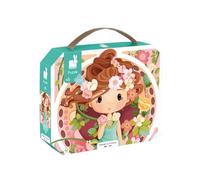 Janod - Puzzle Inspiré de Mucha - Puzzle 100 Pieces Enfant - Jeu Éducatif - Développe la Patience et la Dextérité - Certifié FSC - Encre Végétale - Dès 6 Ans, J02578