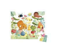 JANOD - Puzzle Les Compagnons du Jardin - Puzzle 20 Pièces - Développe Patience et Dextérité - Rangement Facile - Certifié FSC - Made in France - Dès 24 Mois, J02575
