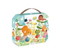 JANOD - Puzzle Les Compagnons du Jardin - Puzzle 20 Pièces - Développe Patience et Dextérité - Rangement Facile - Certifié FSC - Made in France - Dès 24 Mois, J02575