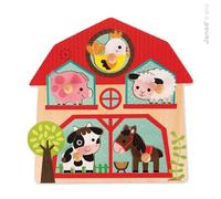 JANOD Puzzle Musical Les Copains de la Ferme