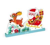 JANOD Puzzle vertical magnétique ''Le traîneau du Pere Noël'' G