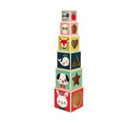 Janod Pyramide Baby Forest 6 cubes G