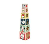 Janod Pyramide Baby Forest 6 cubes G