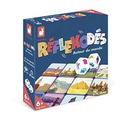 Janod - Réflexodé Autour du Monde - Jeu de Société Enfant - Jeu de Rapidité et d'Observation - Jeu Pédagogique - Dès 6 Ans, J02483