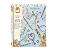 Janod - Scoubidous à Créer - 50 Fils de 90cm - Entre 11 et 14 Créations - Kit Loisir Créatif Enfant - DIY - Développement Créativité et Concentration - Dès 7 Ans - J09160