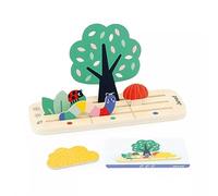 Janod - Se Repérer Dans L'Espace - Idéal préparation maternelle et petite section - 9 Accessoires en Bois + 12 Cartes - Jouet Educatif Enfant - Dès 36 Mois, J05077