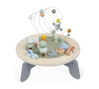 Janod - Table d'Activités en Bois Sweet Cocoon - Table Multijeux - Activités 1er Âge - Développement Motricité Fine - Pieds Antidérapants - Peinture à l'Eau - Certifié FSC - Dès 1 an, J04402
