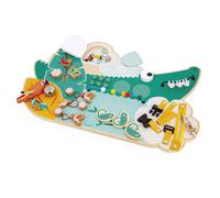 Janod Tropik Crocodile Activity Board Vert Enfants