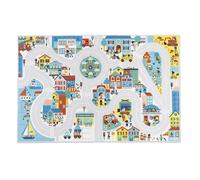Janod Tapis de jeu Cross Roads City Multicolore Enfants