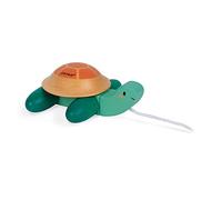 Janod - Tortue à Pomener en Bois - Jouet à Tirer - Jouets d'Eveil et Premier Age - Apprentissage Motricité et Imagination - Partenariat WWF- Certifié FSC - Dès 1 an, J08608