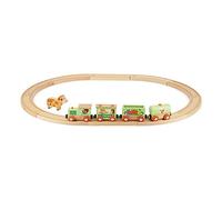 Janod Story Train With Circuit Marron