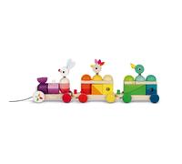 Janod – Train géant Zigolos – Jouet en bois multicolore – 12 mois-3 ans