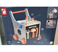 Janod - Trotteur en bois avec outils BRICOKIDS Neuf