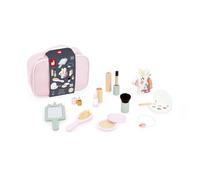 Janod – Mallette beauté Licorne – 10 accessoires en bois – Dès 3 ans – Rose