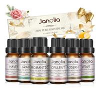Janolia Huiles essentielles naturelles - Huiles essentielles pures et naturelles pour diffuseur - Huiles essentielles pures pour humidificateur d'air - Huile essentielle idéale pour hôtel, maison