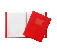 Janrax A4 Couverture souple Rouge 10 Livre de poche d'affichage