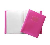 Janrax A4 Rose Couverture souple 100 Pocket Display Book - dossier de présentation
