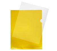 Janrax Paquet de 25 A4 jaune en forme de L Open Top et le rapport de côté Dossiers