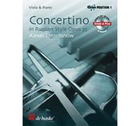 JANSCHINOW ALEXEI - CONCERTINO OP.35 - ALTO, PIANO