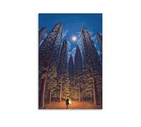 JANSD Impression sur toile réalisme magique par Rob Gonsalves 50 x 75 cm