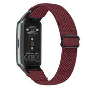 Janson Bracelet de Montre en Nylon Extensible Compatible Avec Huawei Band 6/Pro, Honor Band 7 - Bracelet de Remplacement Sportif Réglable Respirant Confortable Pour Hommes et Femmes