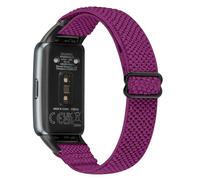 Janson Bracelet de Montre en Nylon Extensible Compatible Avec Huawei Band 6/Pro, Honor Band 7 - Bracelet de Remplacement Sportif Réglable Respirant Confortable Pour Hommes et Femmes