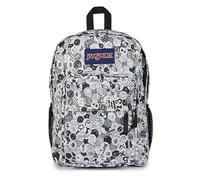 JANSPORT Big Day Pack Sac à Dos - Grand Sac à Dos pour Ordinateur Portable avec Deux Compartiments et Bretelles ergonomiques, capacité 34 L, 43.5 x 32.5 x 19 cm - Doodle Dots
