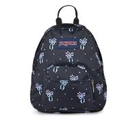 JANSPORT Half Pint Mini-Sac à Dos - Sac à Dos Compact pour Tous Les Jours avec Poche Utilitaire Avant, capacité 10 L, 25 x 22 x 10 cm - Noir pétale Pastel