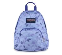 JanSport Mini sac à dos durable avec bretelles réglables, compartiment principal unique et poche cachée à fermeture éclair, capacité de 10,2 L, motif à feuilles de vignes sur fond bleu (Lines & Vines)