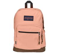 JanSport Sac à dos durable avec housse rembourrée pour ordinateur portable de 15", compartiment spacieux et poche pour bouteille intégrée, Pêche fluo, One Size, Sac à dos Right Pack
