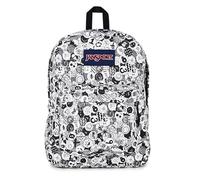 JANSPORT SuperBreak One Sac à Dos - Sac à Dos léger pour Tous Les Jours avec Poche Utilitaire Avant, capacité 25 L, 42 x 33 x 21 cm - Doodle Dots