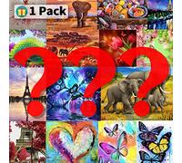 Jantabo 5D Diamond Painting Strass Complet Surprise Aléatoire, Broderie Diamant Peinture Kits Complète Animal, Craft pour Accueil Cadre Home Decoration Murale Salon Chambre Décoration 30x40cm